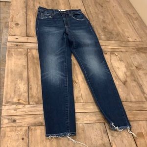 Garage Ultra High Rise Dark denim jeans
